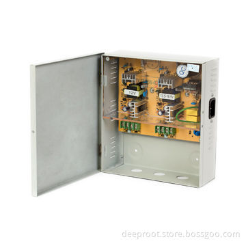 12V/5A 4CH Output Power Supply for CCTV Camera, Adjustable Voltage with 60W Maximum Output Power